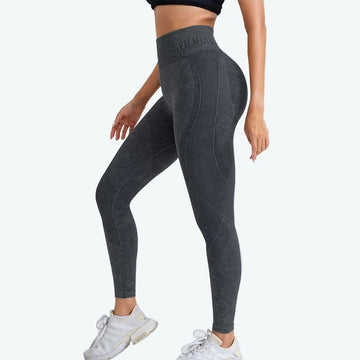 BREEHER Women Quick Dry Butt Lift High Waist Leggings