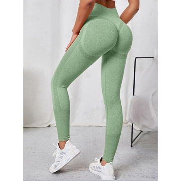 BREEHER Women's Fitness High Waist Hip Lifting Leggings