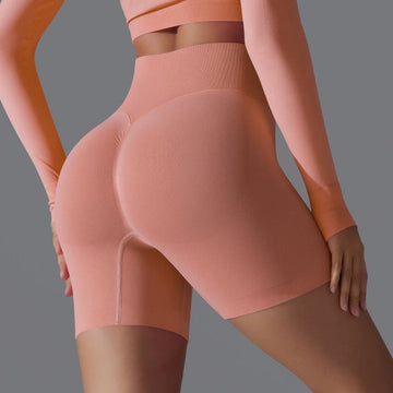 BREEHER High Waist Hip-lifting Seamless Shorts