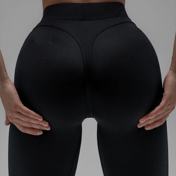 BREEHER Women's Black High Elastic Yoga Pants leggings
