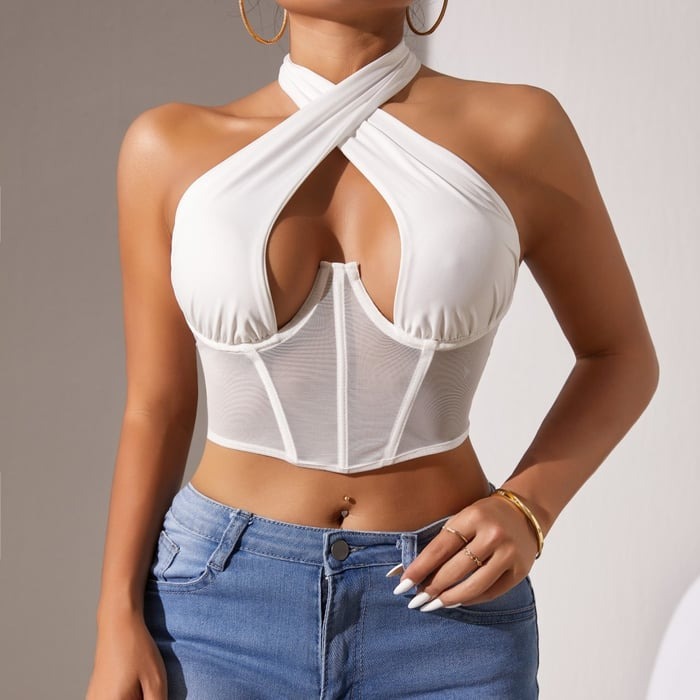 BREEHER Halter Neck Quick Drying Sports Bras