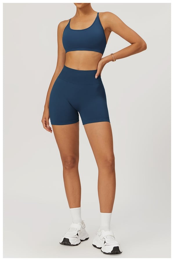 BREEHER Cross Straps Back Quick Drying Sports Bras