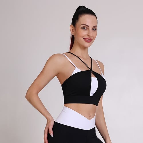 Fake Two Piece Sports Bras