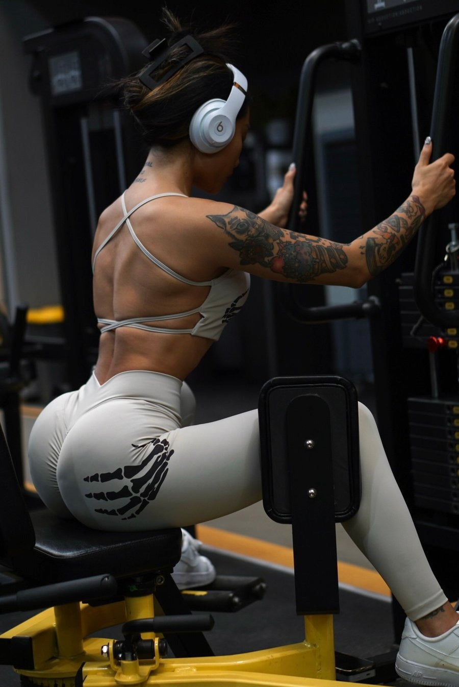 BREEHER Sexy Peach High Waist Tight Hip Lift Yoga Leggings