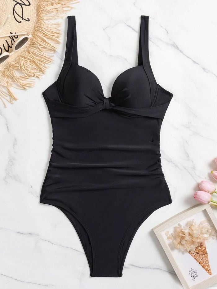 Classical Black One piece Swimsuit