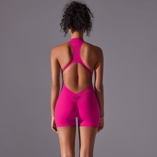 Sexy Halter Backless Hip-lifting Yoga Jumpsuit