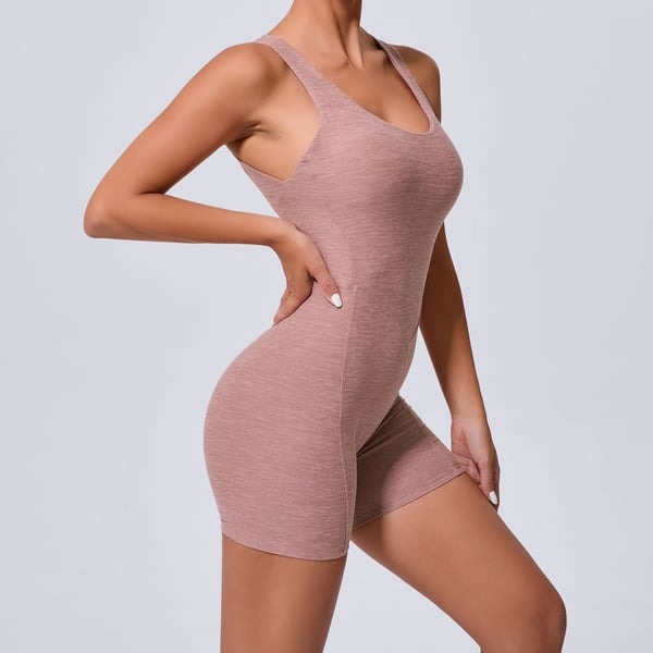 Seamless One-piece Fitness Sports Yoga Jumpsuit