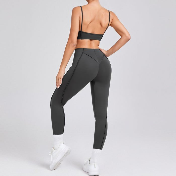 BREEHER Female Sexy Two Piece Set Sports Suits