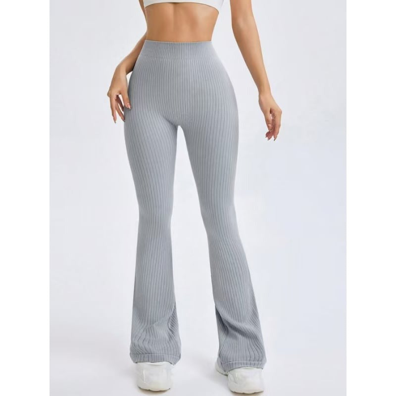 Female Ribbed Hip Lifting Leggings