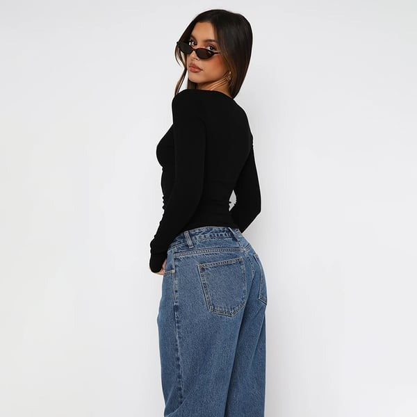 Sexy Versatile Metal Ring Hollow Top