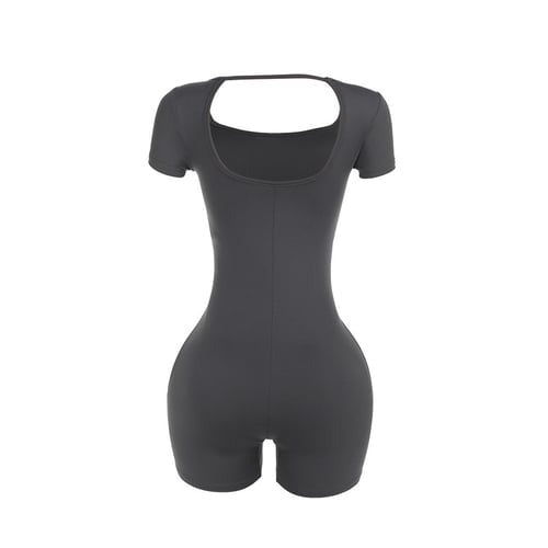 Hollowout Short Seleeves Jumpsuit