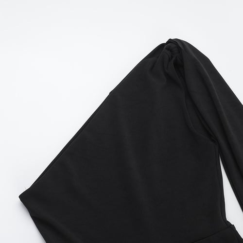 Sexy Off-shoulder Asymmetric Strappy Jumpsuit