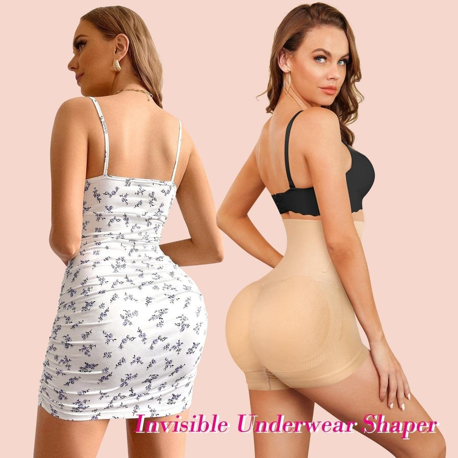 Seamless High Waisted Sculpting Tummy Control Butt Lifter Shorts