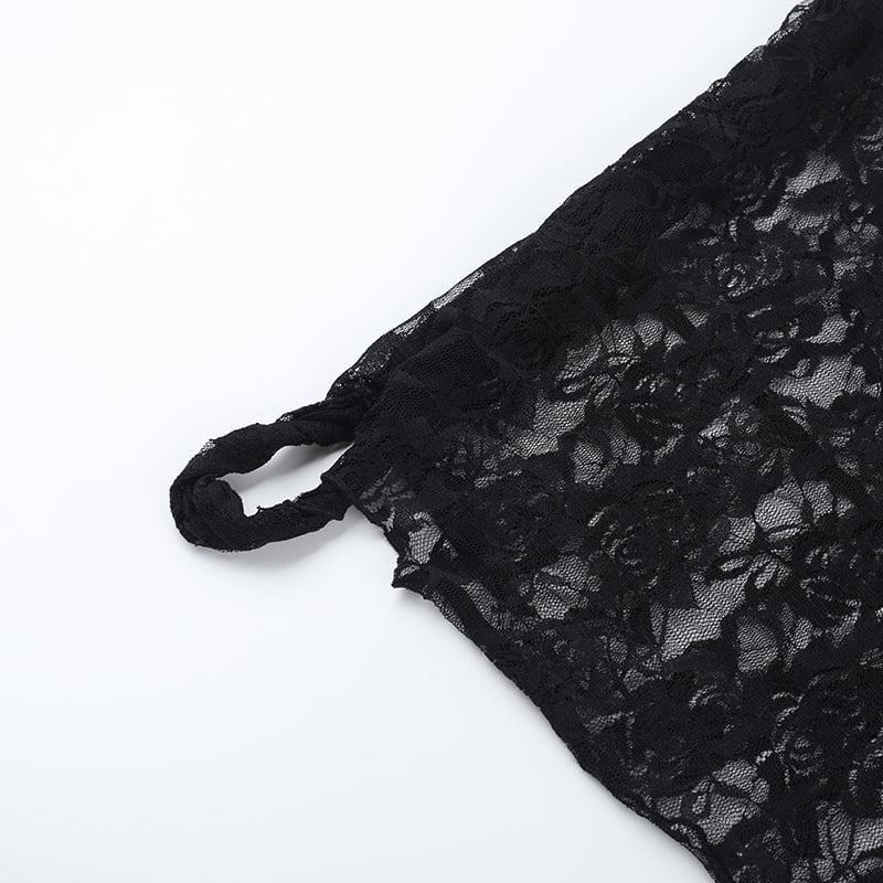 Extra Sexy Lace Black Badysuit