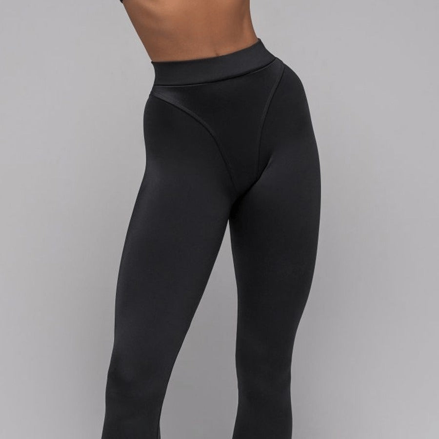 BREEHER Women's Black High Elastic Yoga Pants leggings