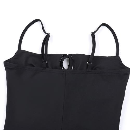 Sexy Sling Solid Color Jumpsuit