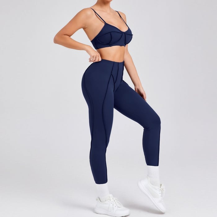 BREEHER Female Sexy Two Piece Set Sports Suits