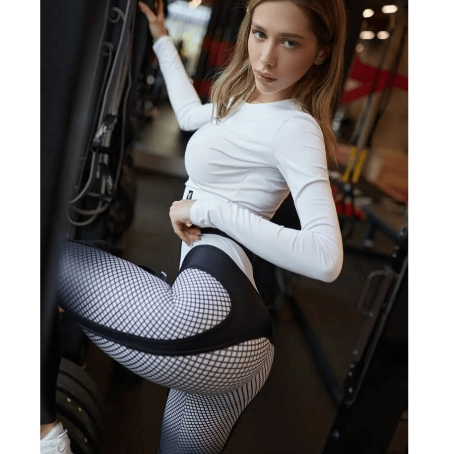 BREEHER High Waisted Printed Butt Lifting Leggings