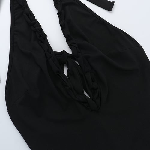 Sexy Deep V Neck Backless Jumpsuit
