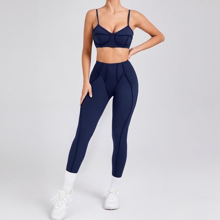 BREEHER Female Sexy Two Piece Set Sports Suits
