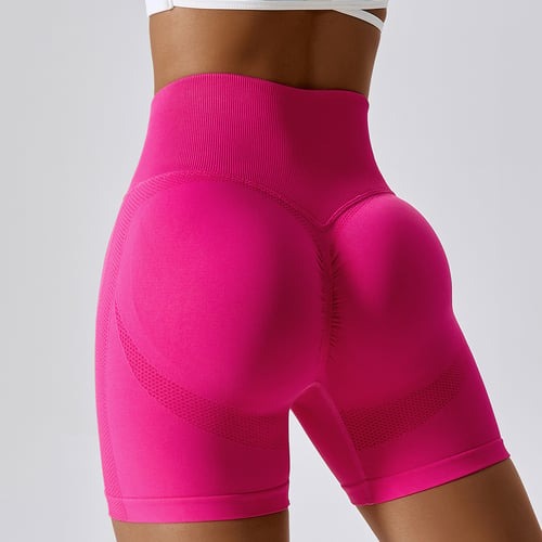 BREEHER Women High Waist Hip Lift Quick Dry Shorts