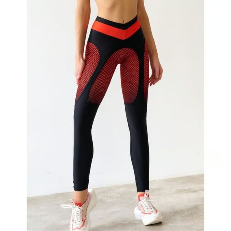 BREEHER High Waisted Printed Butt Lifting Leggings
