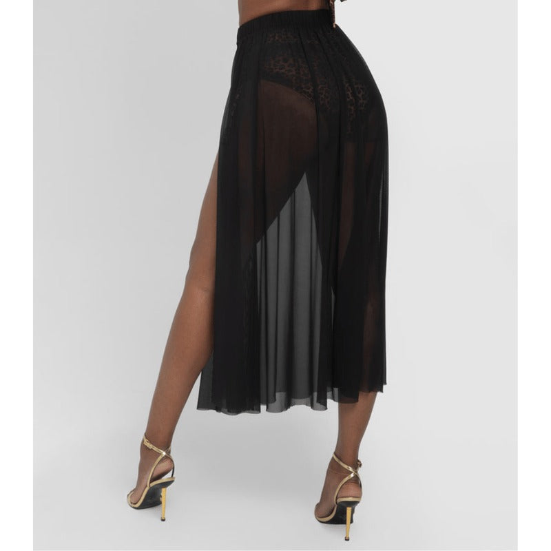 Tummy Control Black Sling Shaping One-Piece Swimsuit Set