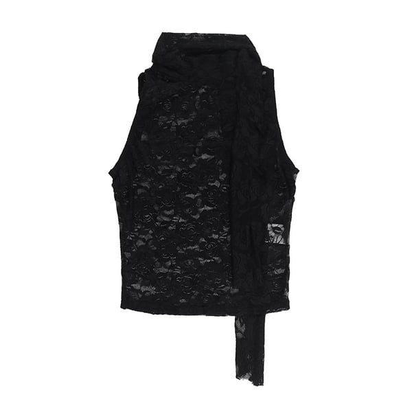 Sexy Lace See-Through Strapless Vest Top