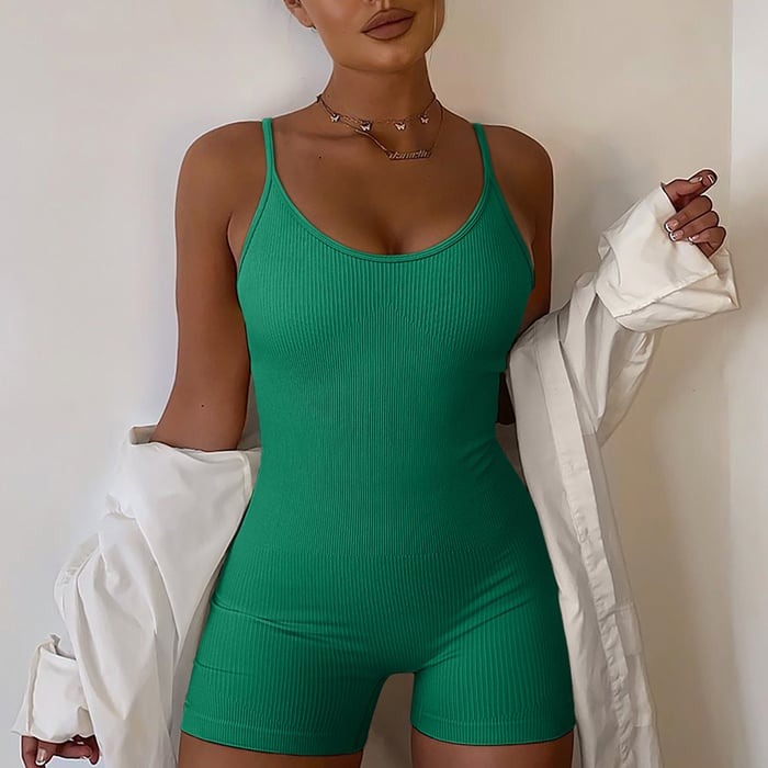 Seamless One-piece Fitness Sports Yoga Jumpsuit