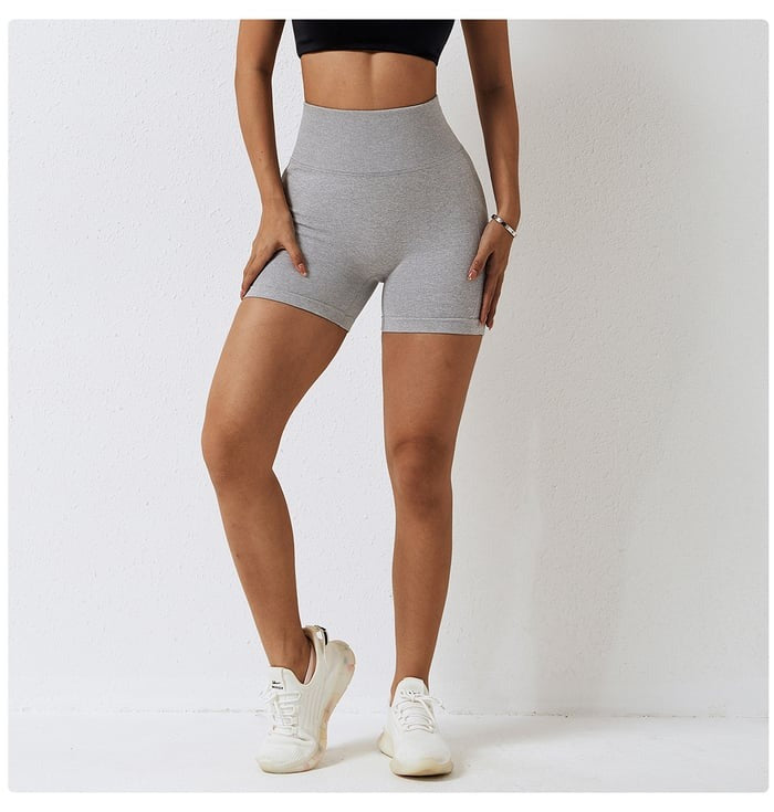 BREEHER Women High Waist Hip Lift Quick Dry Shorts