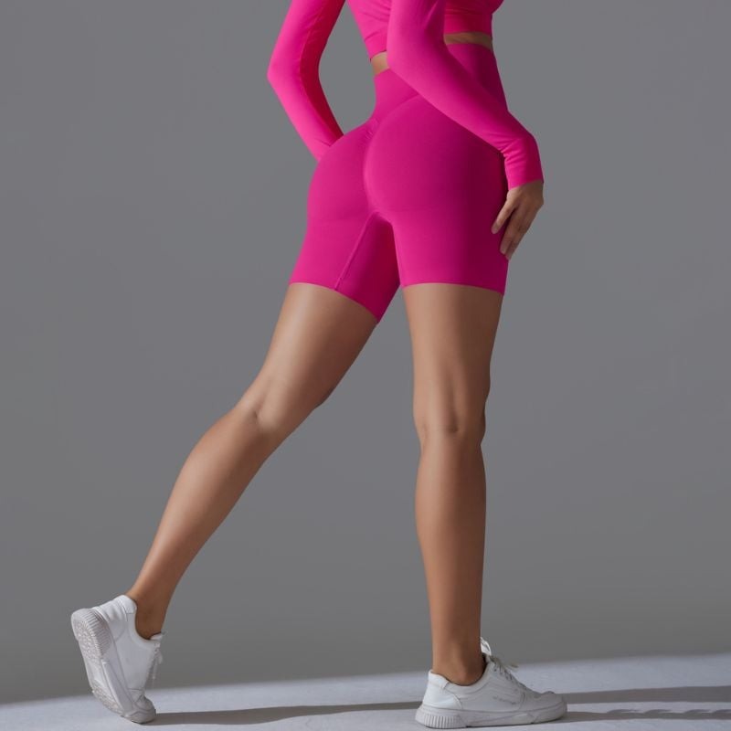 BREEHER High Waist Hip-lifting Seamless Shorts