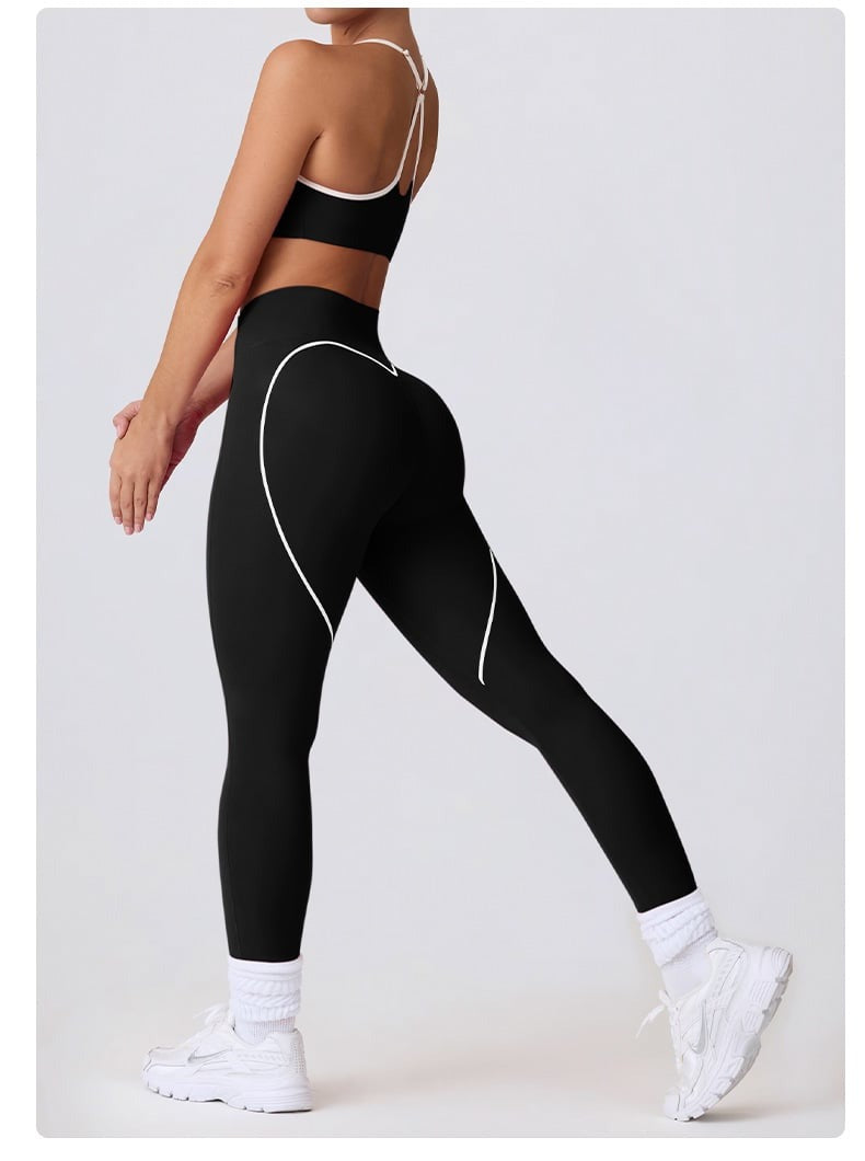 Love Peach Seamless Tight Hip-Lifting Yoga Leggings