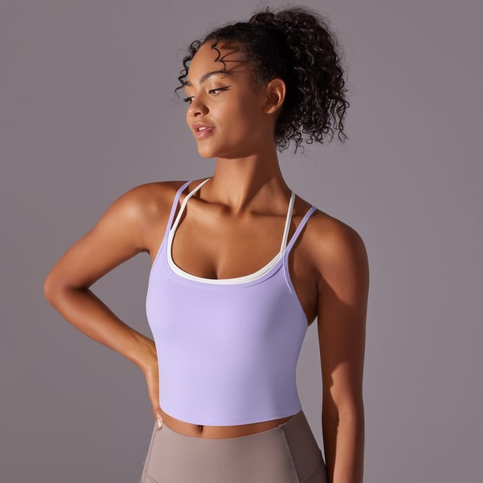 BREEHER Non-marking Backless Fitness Tank Top