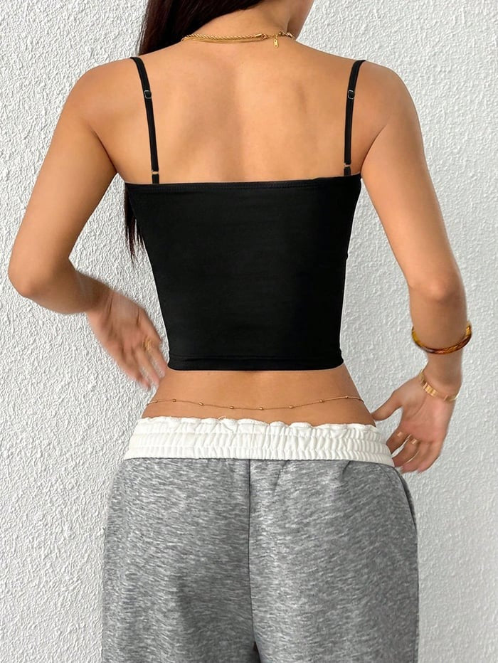 Sexy Hollow Out Camisole Top