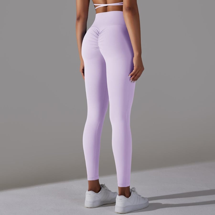 BREEHER Cross Waist Pocket V Waist Leggings