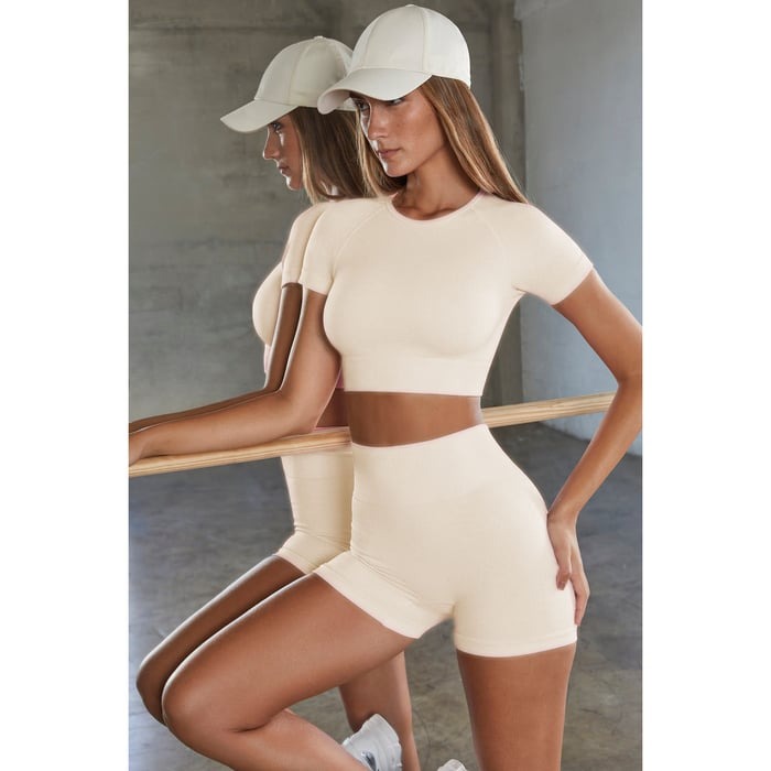 BREEHER Cut Out Shorts Sleeves Tops