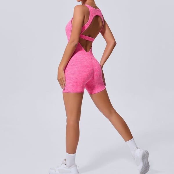 Seamless One-piece Fitness Sports Yoga Jumpsuit