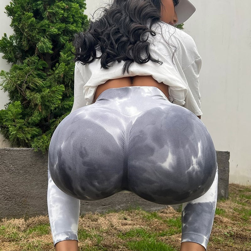 BREEHER Gradient High Waist Shaping Hip Lifting Leggings