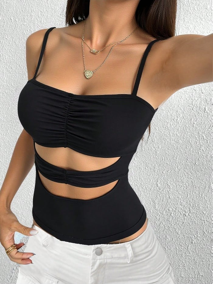 Sexy Hollow Out Camisole Top