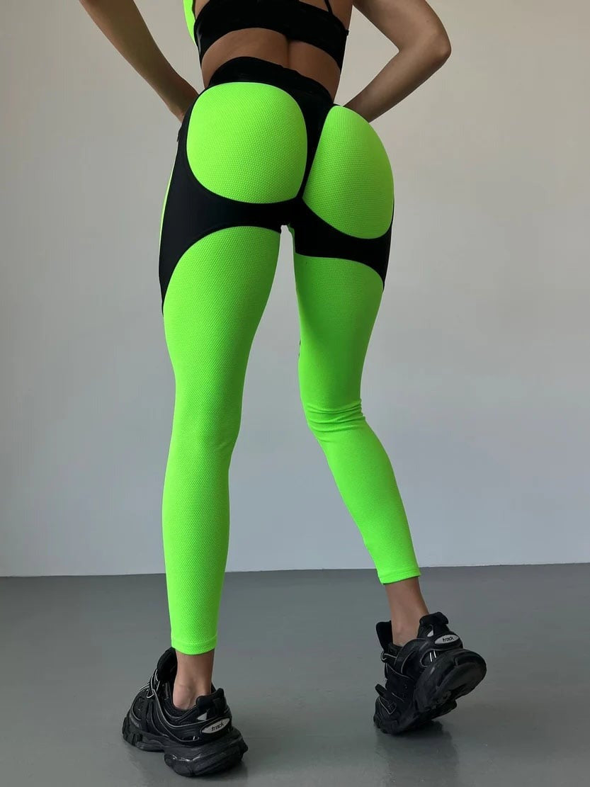 BREEHER Sexy Hip-lifting High Waist Yoga Leggings