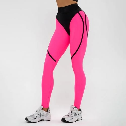 BREEHER Patchwork Quick Drying Hip Lifting Leggings