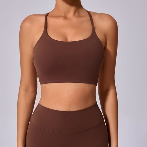 BREEHER Cross Straps Quick Drying Sports Bras