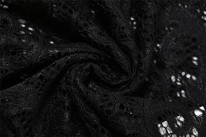 Sexy Lace See-through Deep N Hollow Jumpsuit