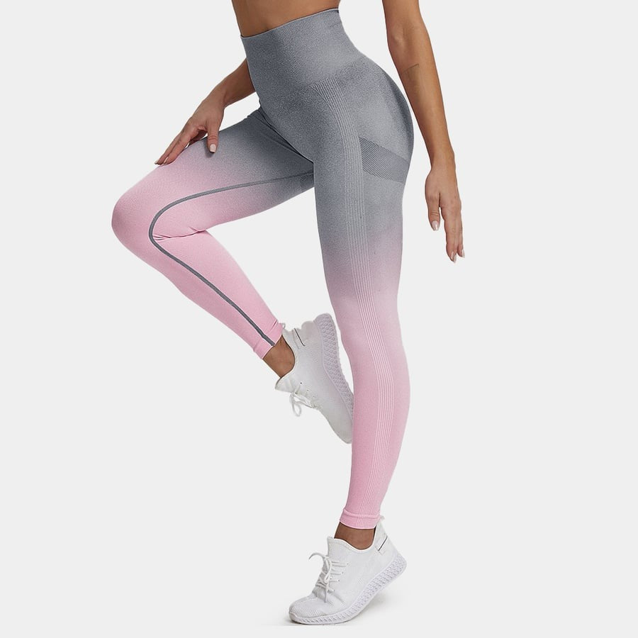 BREEHER Gradient Color Hip Lifting Leggings