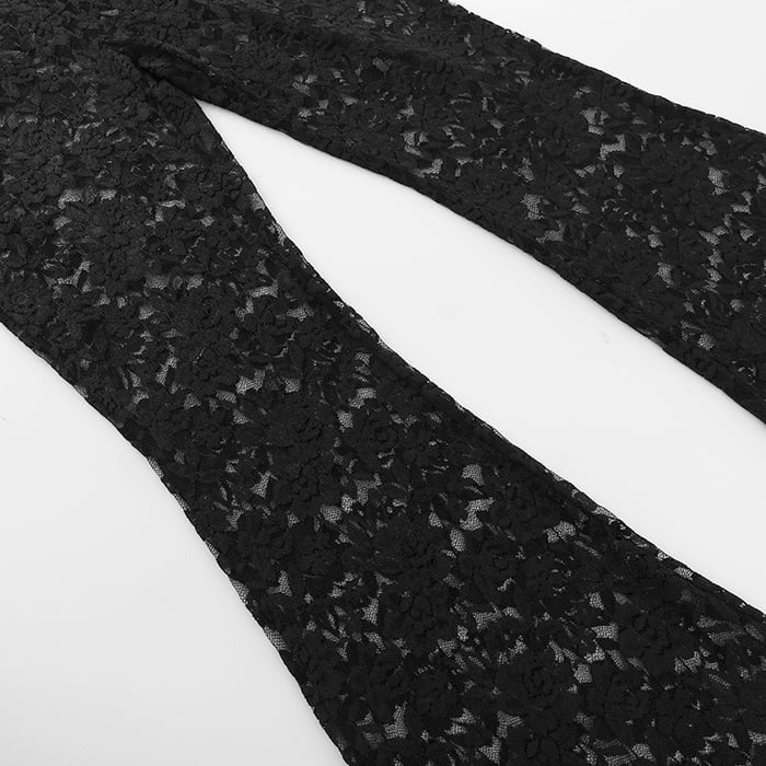 Sexy Lace Hollow Halterneck Hip Lift Jumpsuit