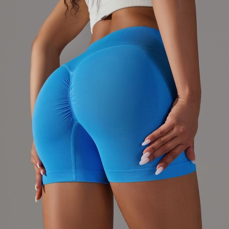 BREEHER Cross Waist Hip-lifting Seamless Shorts