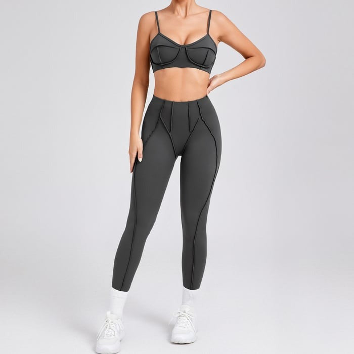 BREEHER Female Sexy Two Piece Set Sports Suits