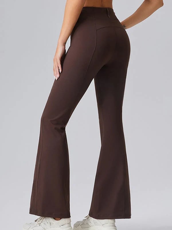 Female Sexy Denim Zipper Flare Leggings