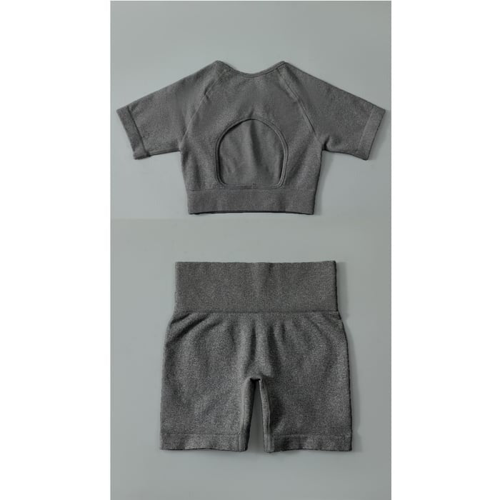 BREEHER Cut Out Shorts Sleeves Tops
