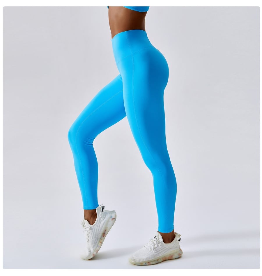 BREEHER Skin Like Seamless Hip Lifting Leggings